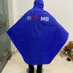 áo mưa in logo ngân hàng MB